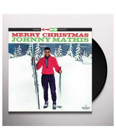 Johnny Mathis Merry Christmas Vinyl Record $11.92 Vinyl