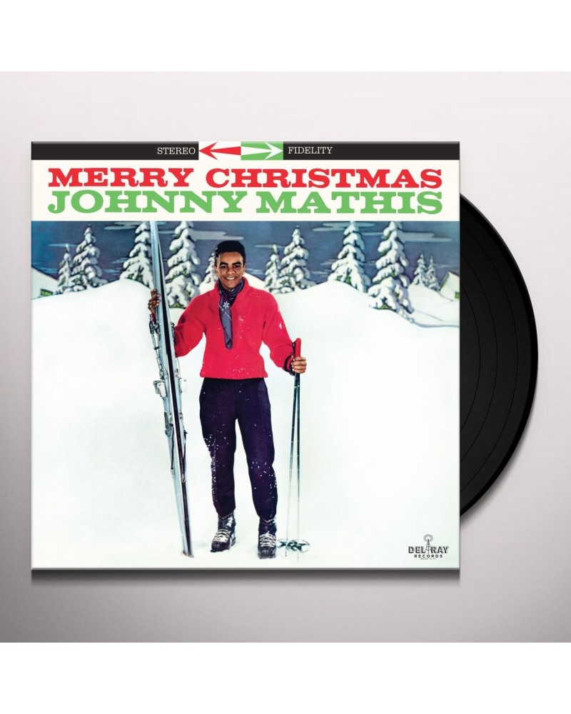 Johnny Mathis Merry Christmas Vinyl Record $11.92 Vinyl