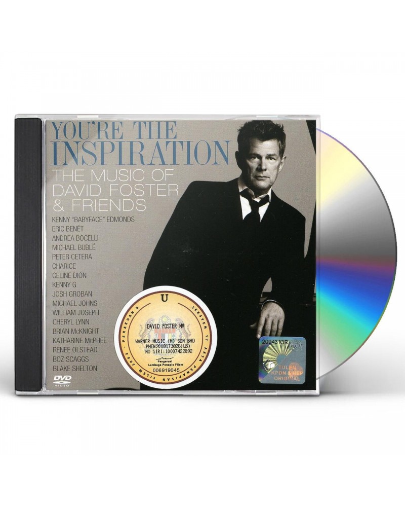 David Foster YOU'RE THE INSPIRATION: MUSIC OF DAVID FOSTER CD $23.36 CD