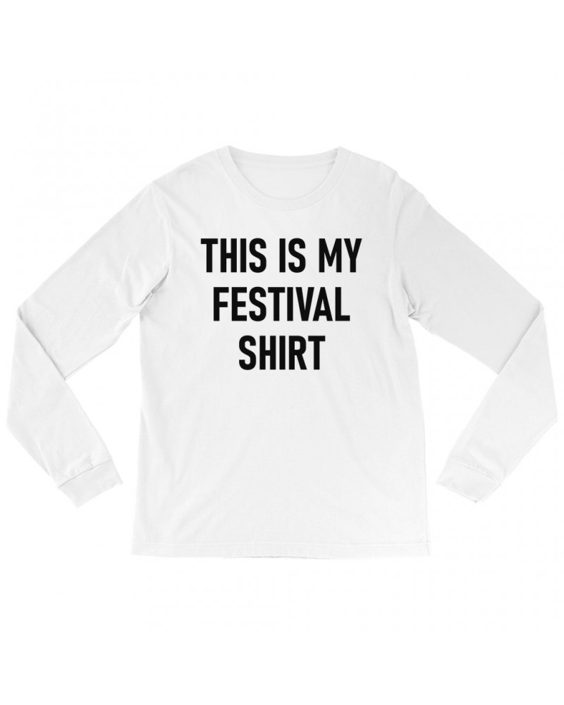 Music Life Long Sleeve Shirt | This Is My Festival Shirt $11.75 Shirts