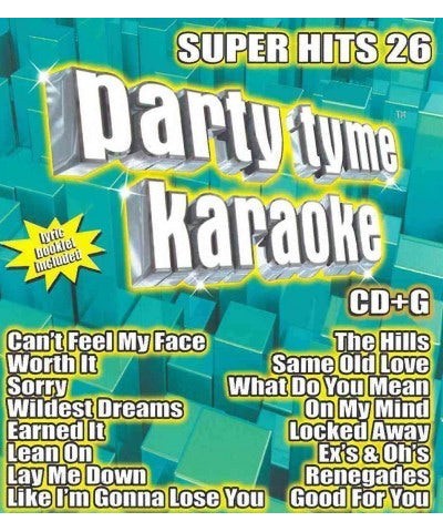 Party Tyme Karaoke Super Hits 26 (16-song CD+G) CD $9.90 CD