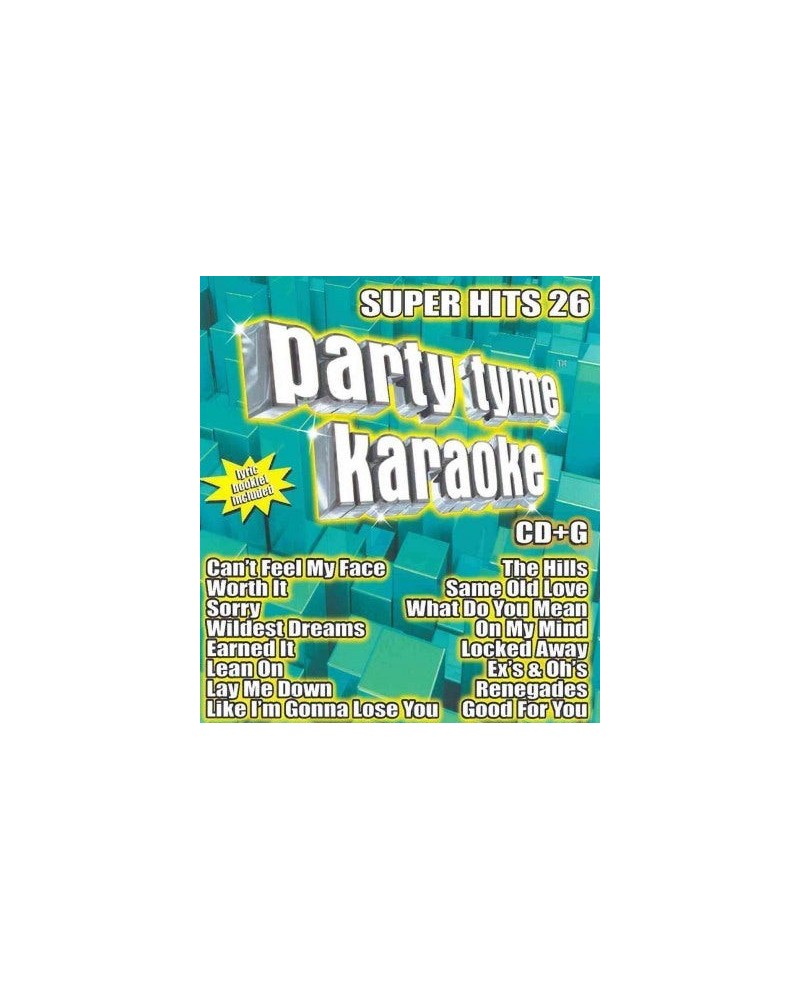 Party Tyme Karaoke Super Hits 26 (16-song CD+G) CD $9.90 CD