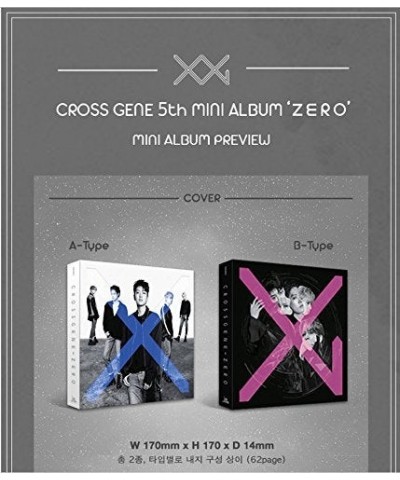 CROSS GENE ZERO CD $8.50 CD