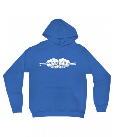 Music Life Hoodie | Drum Life Knucks Hoodie $7.81 Sweatshirts