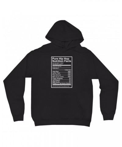 Music Life Hoodie | Hip Hop Nutrition Facts Hoodie $7.65 Sweatshirts