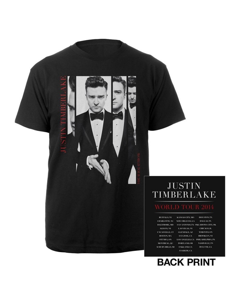 Justin Timberlake All Dressed Up In Black and White Tee $6.25 Shirts