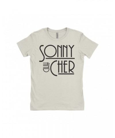 Sonny & Cher Ladies' Boyfriend T-Shirt | Mod TV Show Logo Shirt $6.24 Shirts