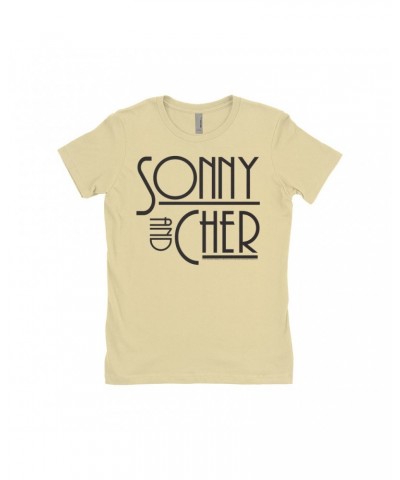 Sonny & Cher Ladies' Boyfriend T-Shirt | Mod TV Show Logo Shirt $6.24 Shirts