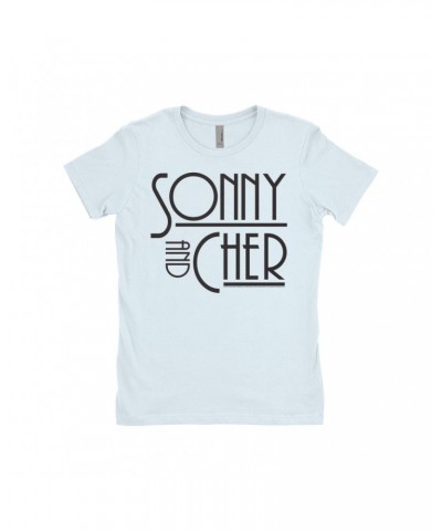 Sonny & Cher Ladies' Boyfriend T-Shirt | Mod TV Show Logo Shirt $6.24 Shirts