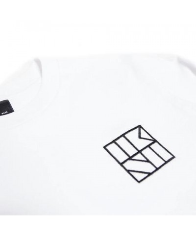 The Kite String Tangle TKST Embroidered Longsleeve (White) $9.39 Shirts