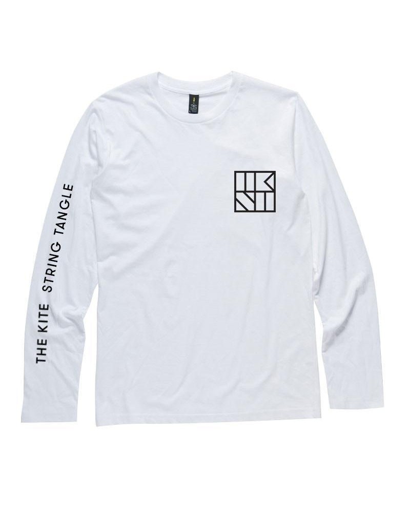 The Kite String Tangle Pocket Logo Long Sleeve (White) $7.40 Shirts