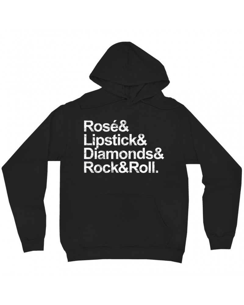 Music Life Hoodie | Rosé & Rock n' Roll Hoodie $10.53 Sweatshirts