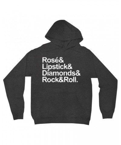 Music Life Hoodie | Rosé & Rock n' Roll Hoodie $10.53 Sweatshirts