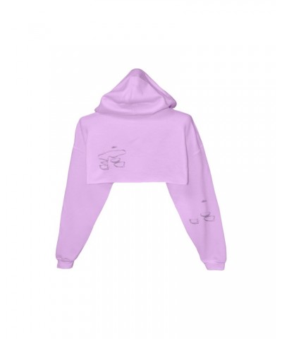 Mariah Carey Obsessed Crop Hoodie - Lilac $9.24 Sweatshirts